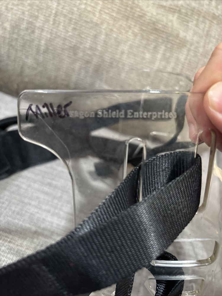 Dragon Shield Enterprises Pitted Face Shield. Taekwondo Mma Training Used