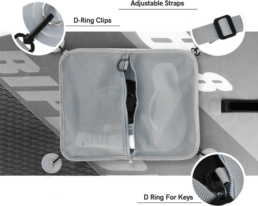 Paddle Board Deck Bag, Sup Accessories Mesh Storage Deck Bag
