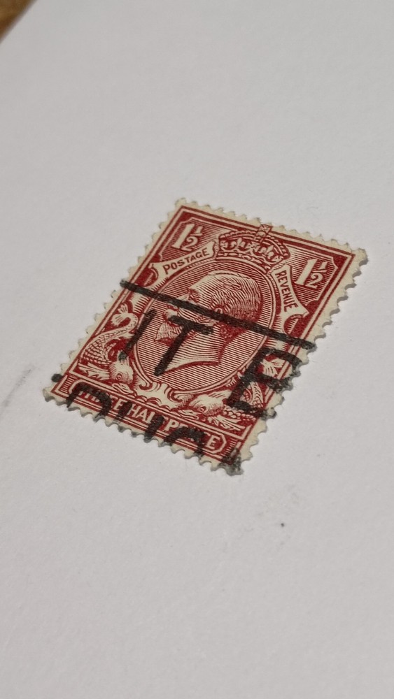 1934 KGV HARRISON 1 1/2 d TYPE "C" SUPER RARE