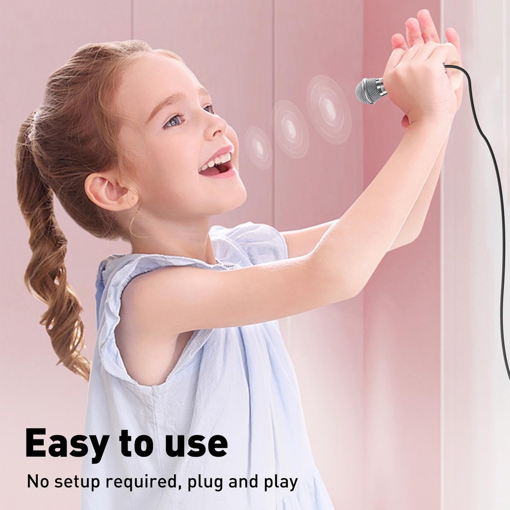 2PCS Mini Microphone for iPhone iPad Small ASMR Tiny Microphone for Video Rec...
