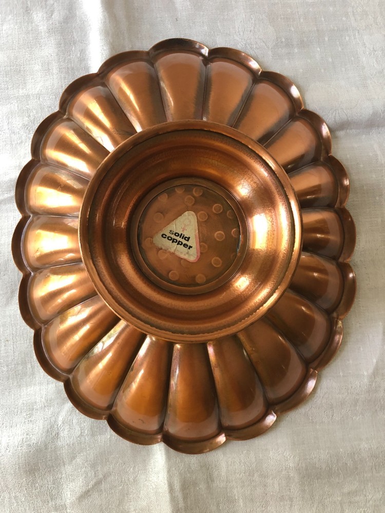Copper Oval Dish