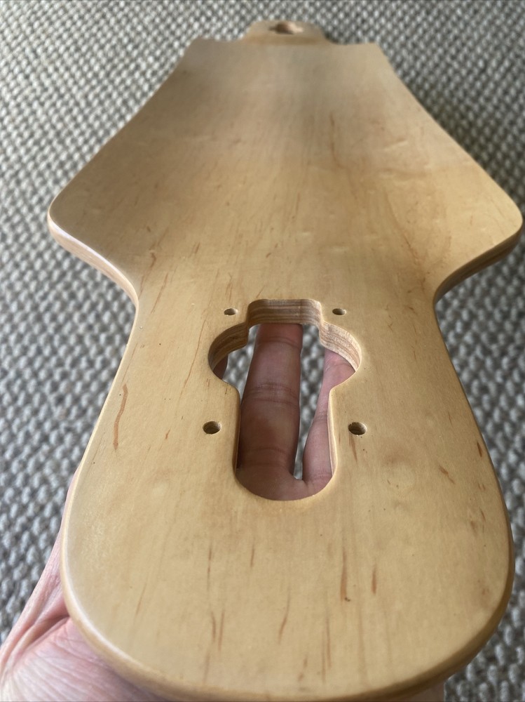 Drop through￼ Longboard With Micro Drop 40”X9.5” Cold Pressed Canadian Maple