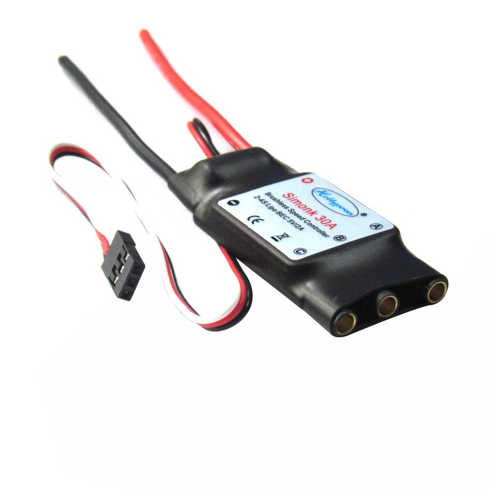 Hobbypower SimonK 30A ESC Brushless Speed Controller for RC Airplane Quadcopter