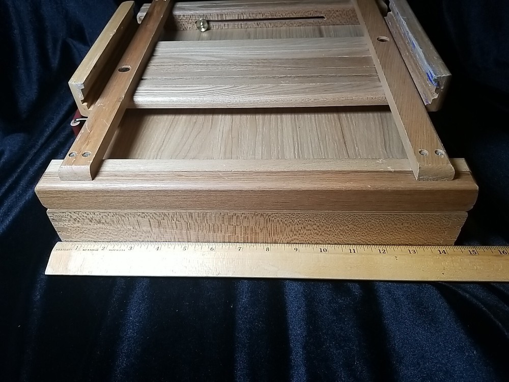 Beech Wood Folding Paint Sketch Box Table Easel with Drawer
