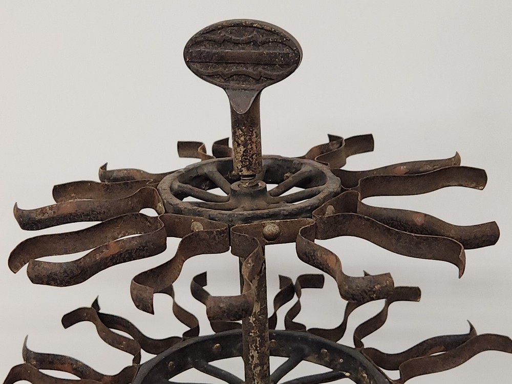 2 tier cast iron rotating rubber stamp carousel - holds 21
