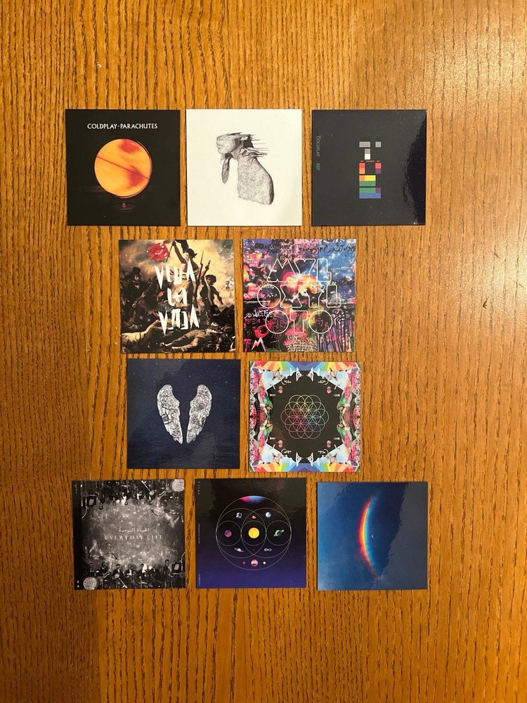 Coldplay fridge magnets