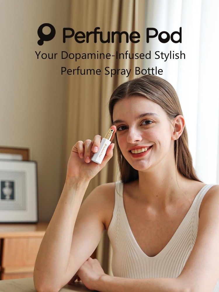 Refillable Travel Perfume Atomizer BottomFill Mini Cologne Spray Portable White