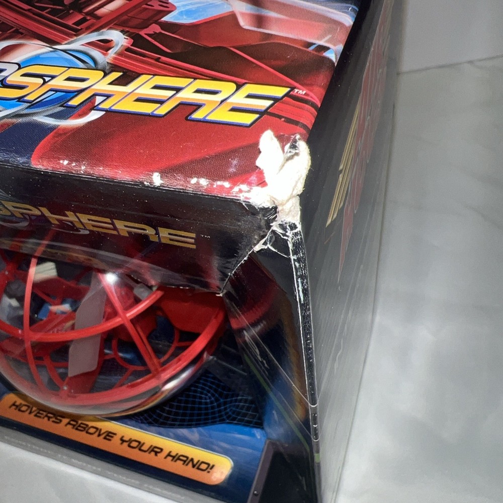 Air Hogs Atmosphere Axis Hovering Sphere Wave Control Spin Master, RED, NEW