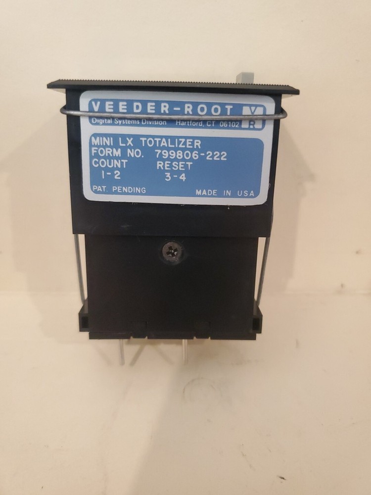 Danaher Controls VEEDER ROOT - 0799806-222 - 6 DIGIT LCD Mini Totalizer - (NEW)