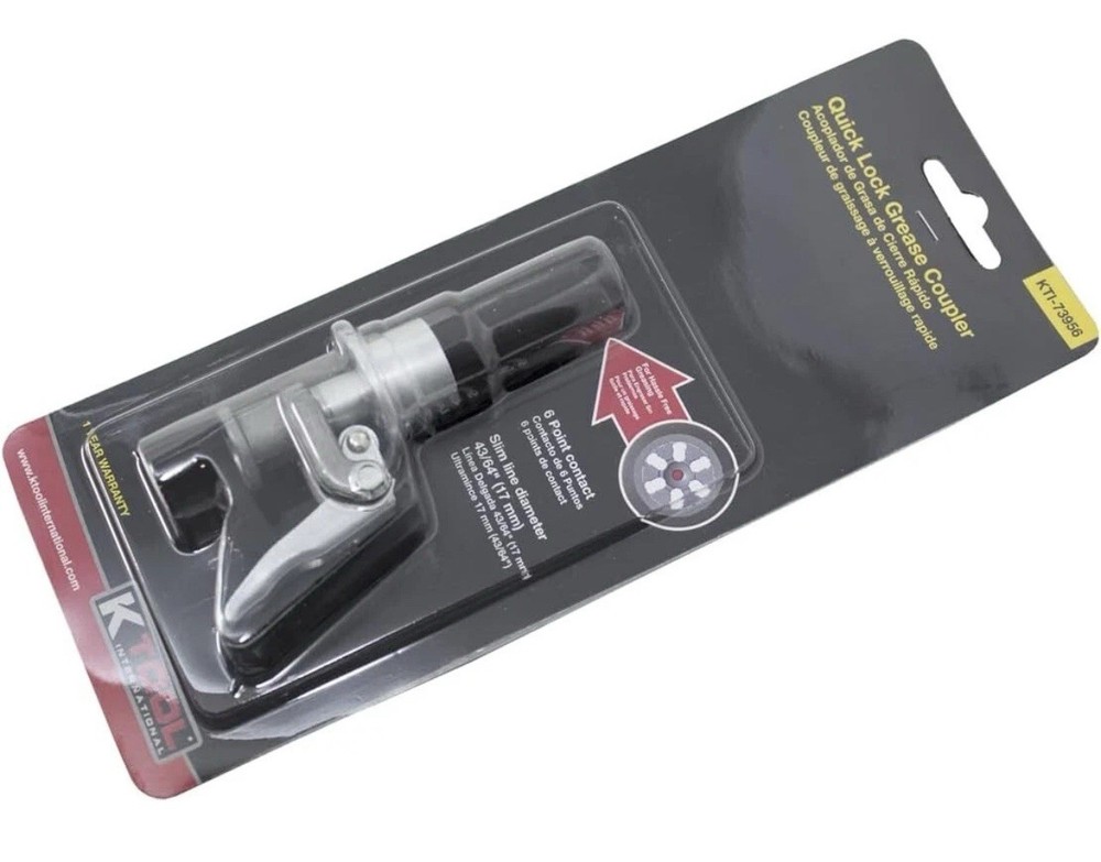 K Tool International - Quick Locking Grease Coupler  -73956