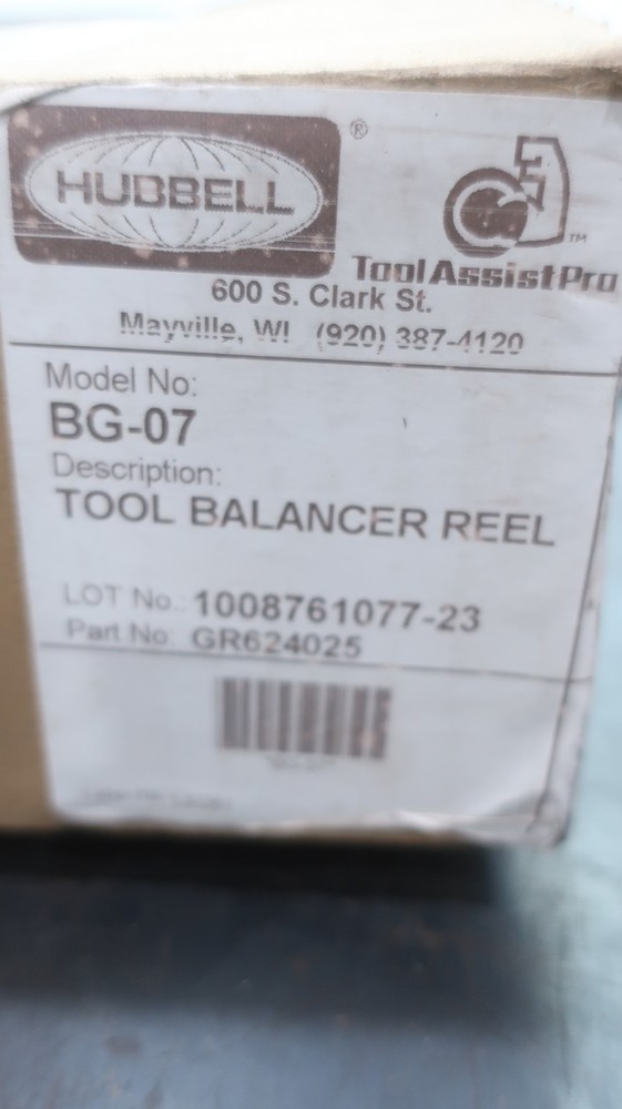 Hubbell BG-07 Tool Balancer 10lb