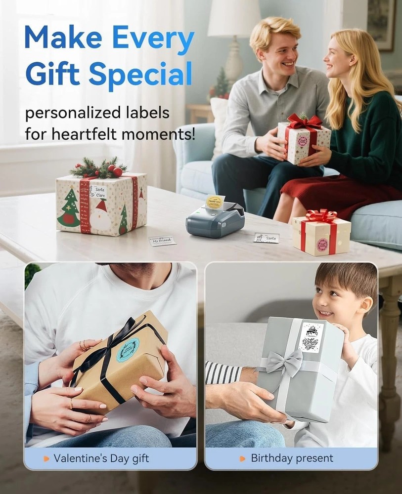 B1 Bluetooth Label Maker: High-Speed Thermal Printer with Creative App Features
