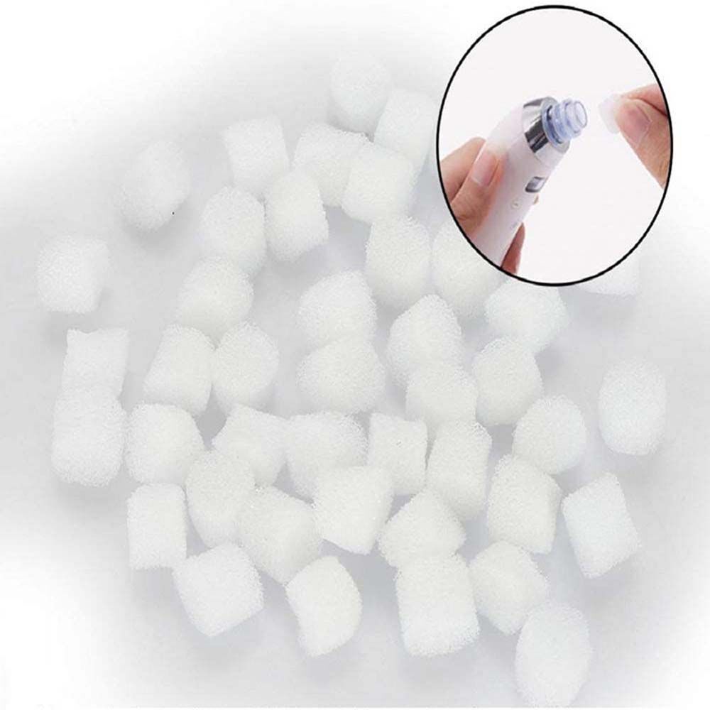 100PCS Replacement Filter Sponge for Vacuum Blackhead Removal Device 12*10mm