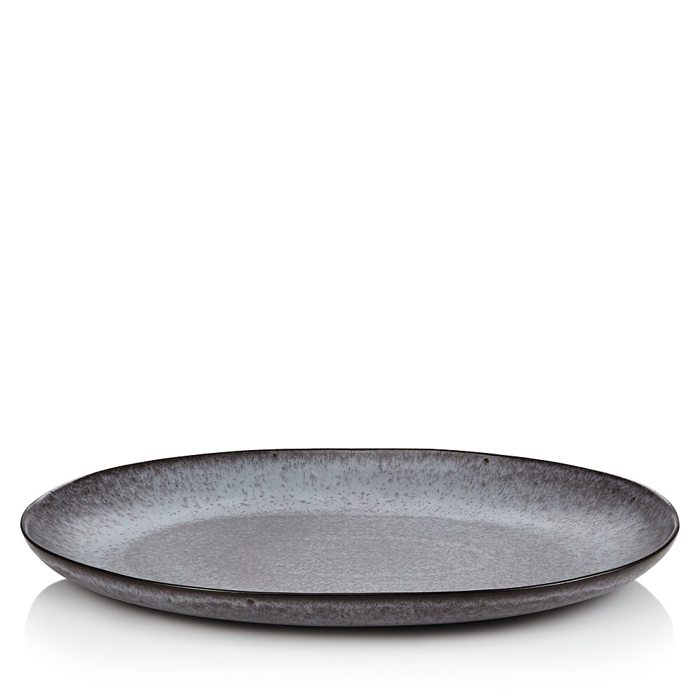 Hudson Park 249499 Collection Mink Stoneware Serving Platter