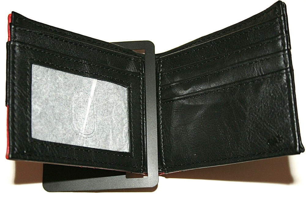 Marvel Comics Deadpool Metal Logo Uniform Material Wallet NEW NOS Tags Billfold