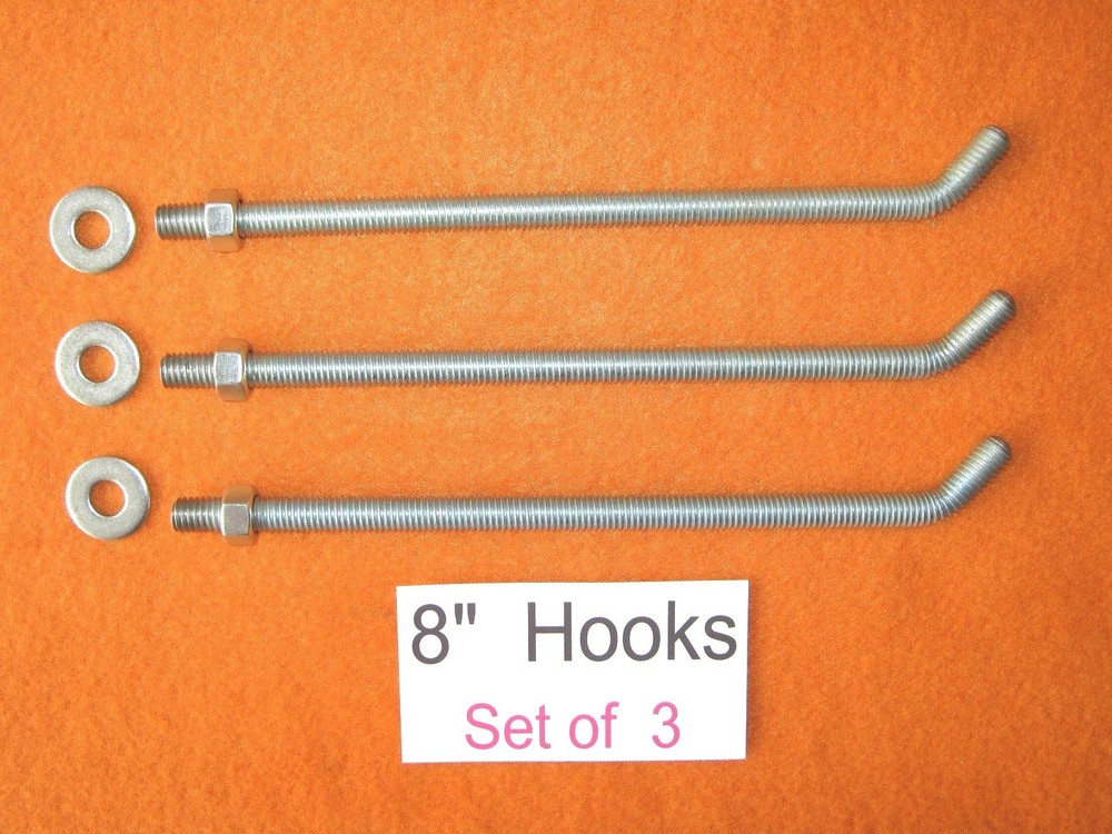Bicycle Storage Hooks - Garden Tool Hooks - Garage Organizer Hooks