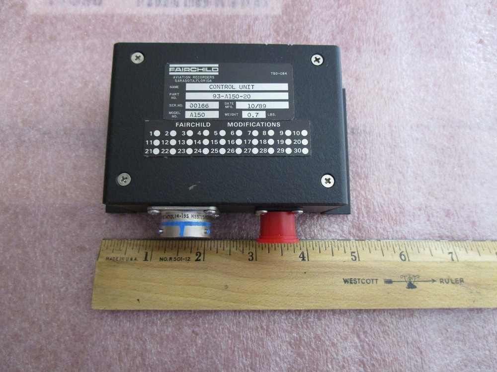 FAIRCHILD 93-A150-20 EXTERNAL PREAMP CONTROL UNIT