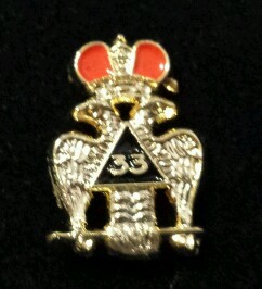 Freemason 33rd Degree Lapel Pin
