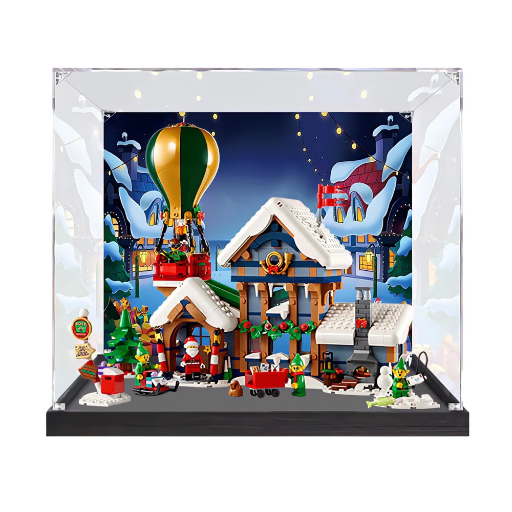 Acrylic Display Case for LEGO® Santa's Post Office 10339