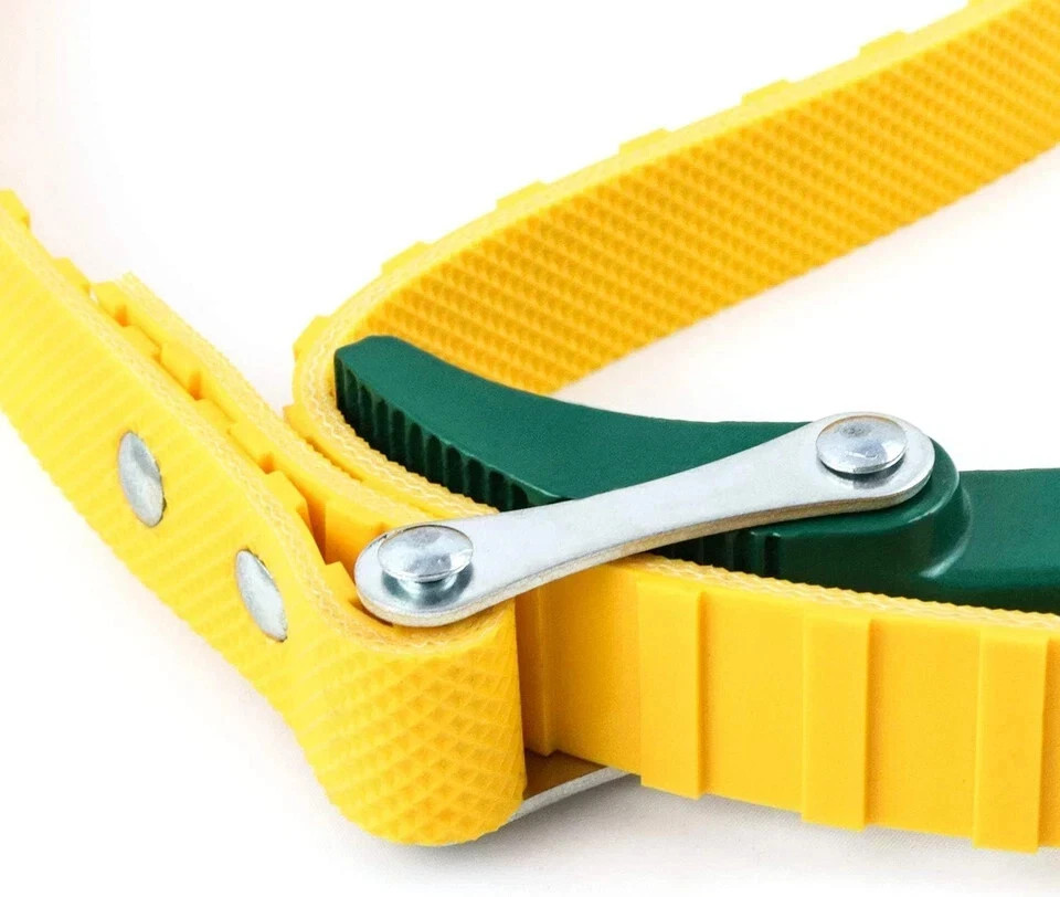 15-Inch Adjustable Belt Strap Wrench, Multi-Purpose Oil Filter Tool