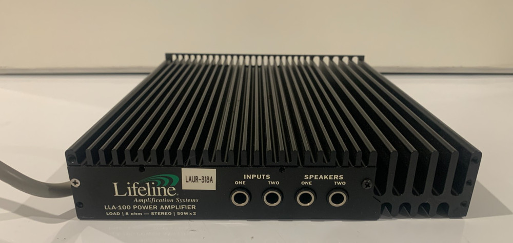 Lifeline Amplification Systems LLA-100 Power Amplifier - Powers On!!