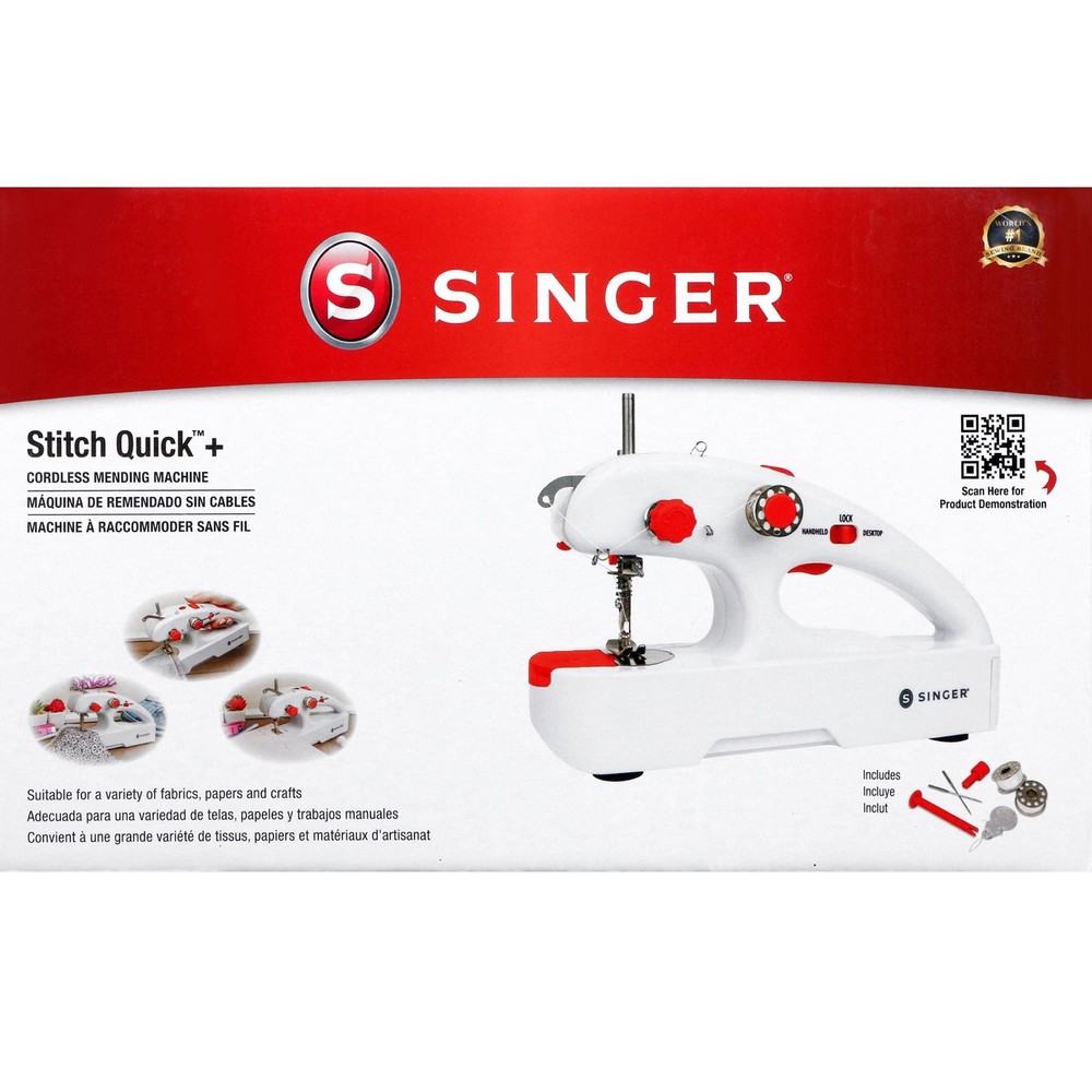 SINGER Stitch Quick Plus Cordless Handheld Portable Mending Machine