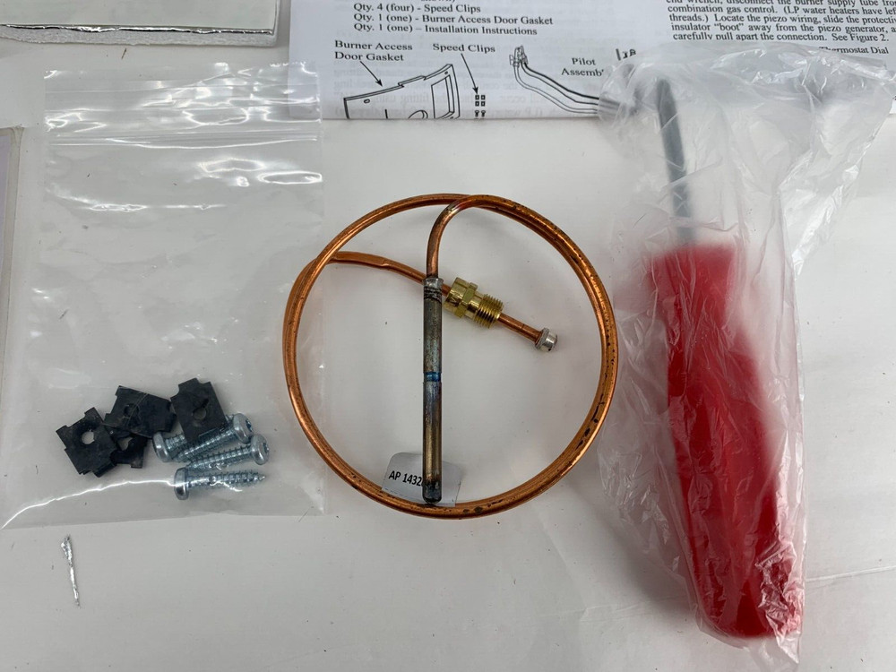 Rheem Protech SP20173 High Temperature Thermocouple Gasket Replacement Kit 24"