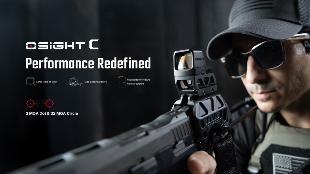 Olight Osight C Open Reflex Optic with Replaceable Side-Loading Battery