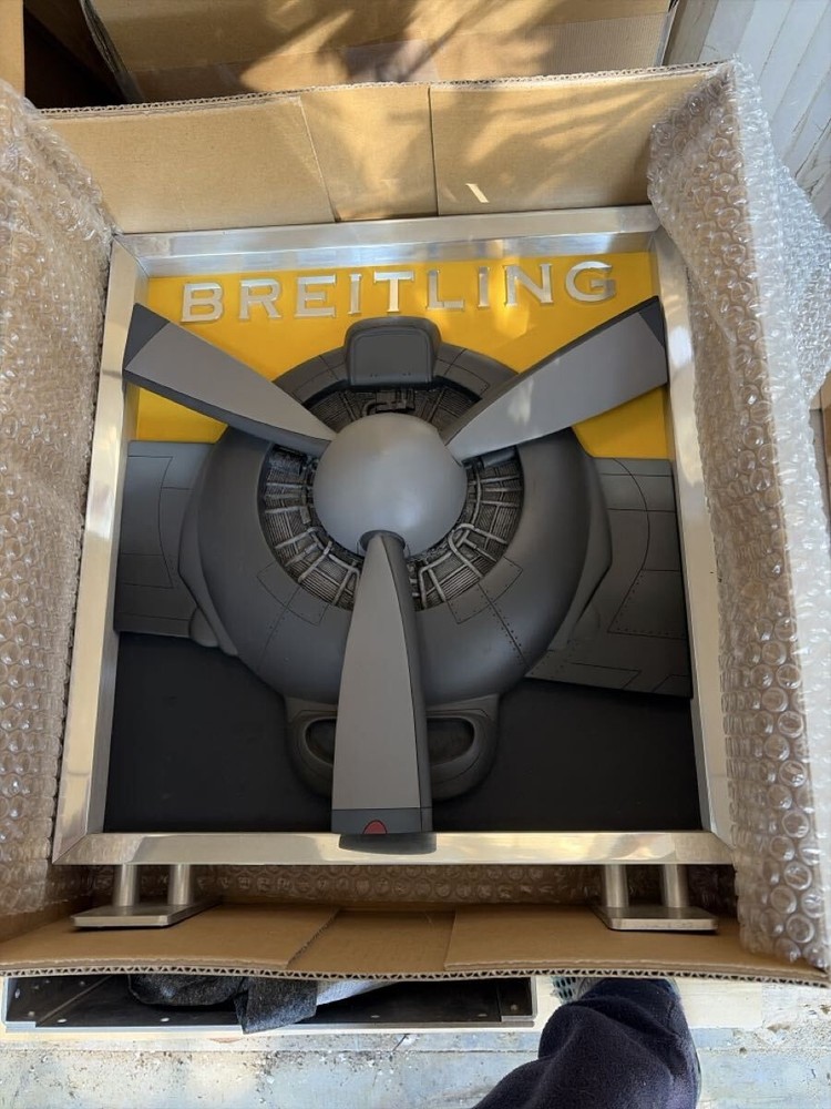 Breitling non-sale item, decorative object.