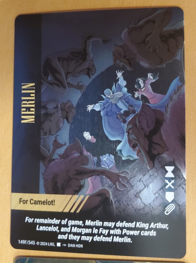 OverPower ERB World Legends Kickstarter Character Merlin FOIL STACK