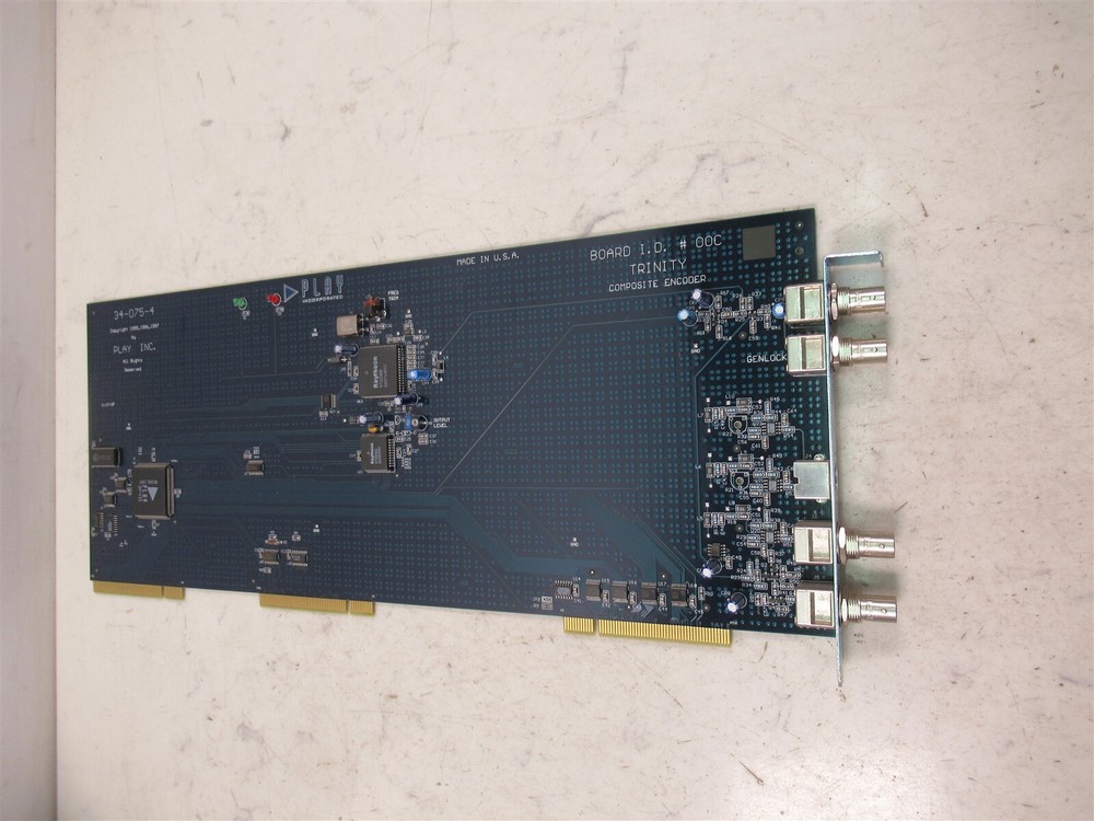 Global Streams Globecaster Play Trinity 34-075-4 Composite Encoder Circuit Board