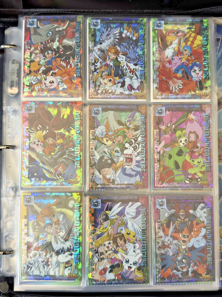1999 DIGIMON UPPER DECK MASTER SET HOLO SERIES 1+2 PRE-RELEASE+ULTIMATE - 5 SETS