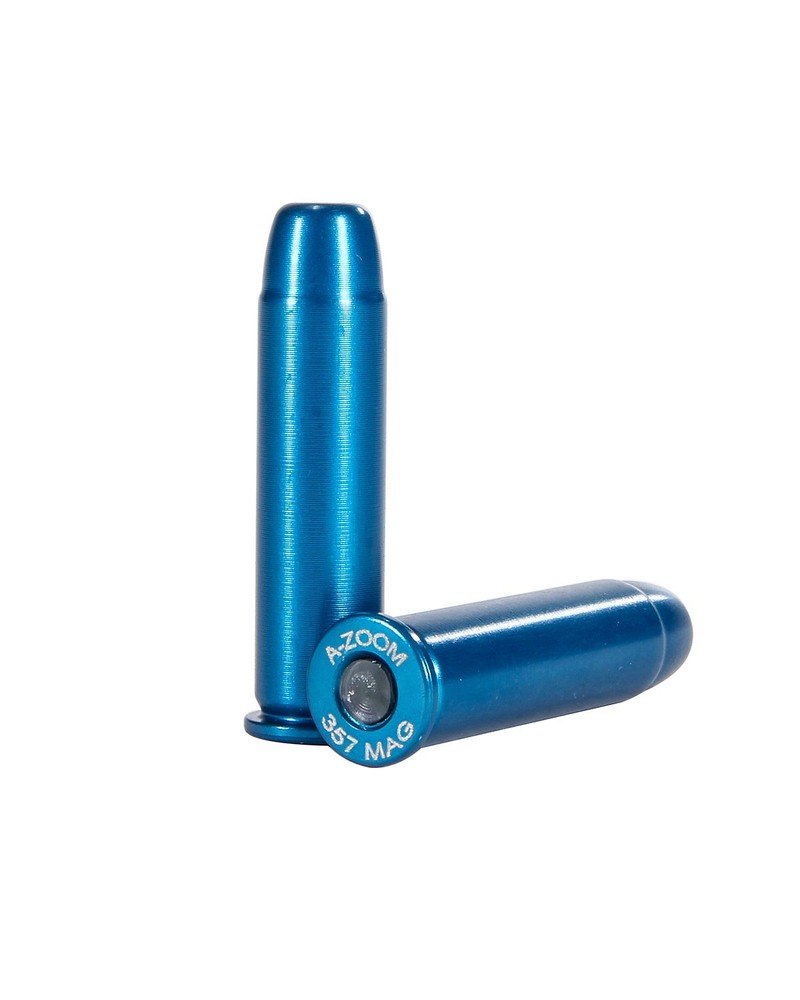 A-Zoom 357 Mag Snap Caps - 12 Pack Blue-16319