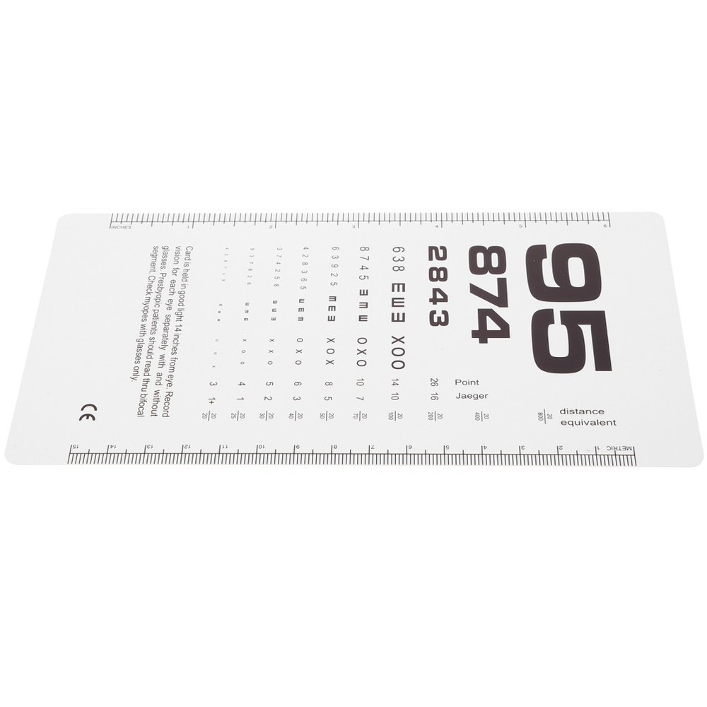 Vision Test Chart for School Screening Device Optometry Equipment Poster