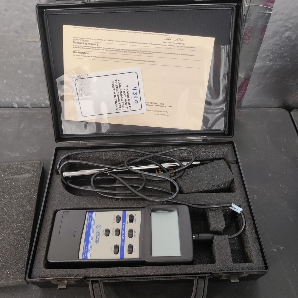 Control Company Hot Wire Anemometer