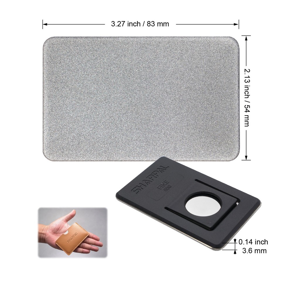 Credit Card Size Diamond Sharpening Stone Pocket Diamond Knife & Tool Sharpener