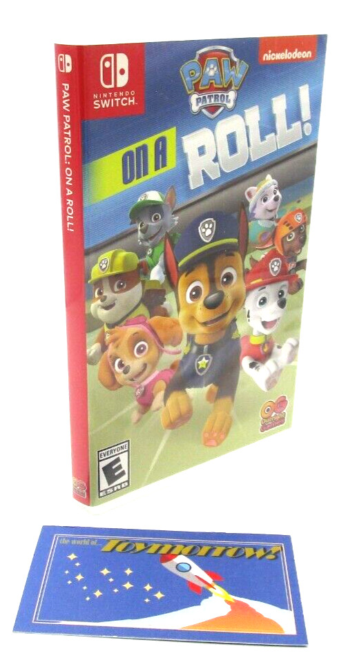 Nintendo Switch Paw Patrol On A Roll EMPTY Case 2018