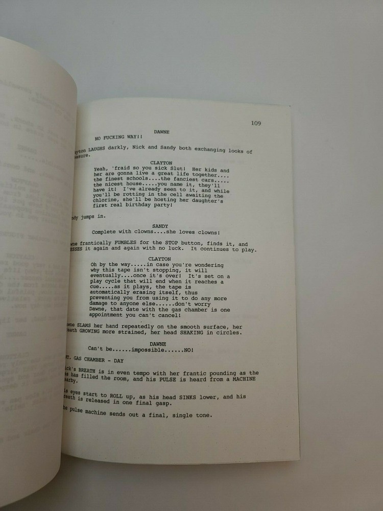 WORTH DYING FOR / Eric Swelstad 1990's Unproduced Movie Script Screenplay