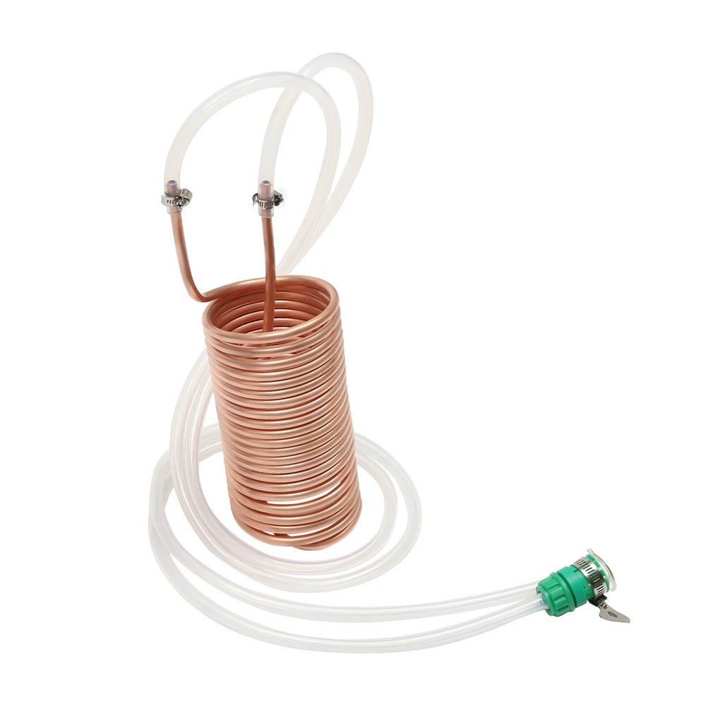 Copper Immersion Wort Chiller for Homebrew - Food-Grade & Efficient Cooling