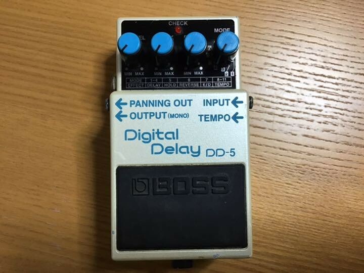BOSS DD-5 DIGITAL DELAY Guitar Effect pedal Test Completed Express