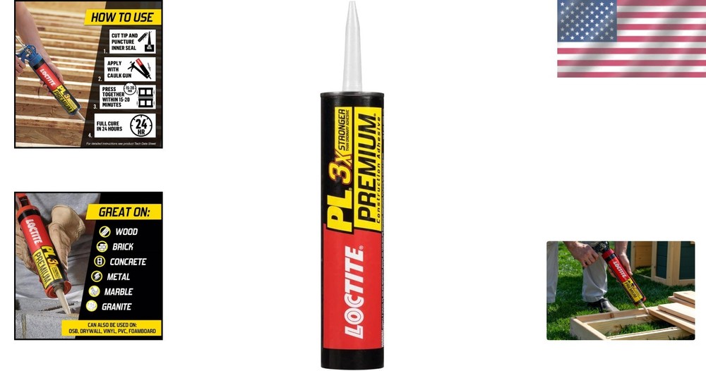 PL 10 oz Polyurethane Adhesive - Fast Setting, Superior Bonding Solution
