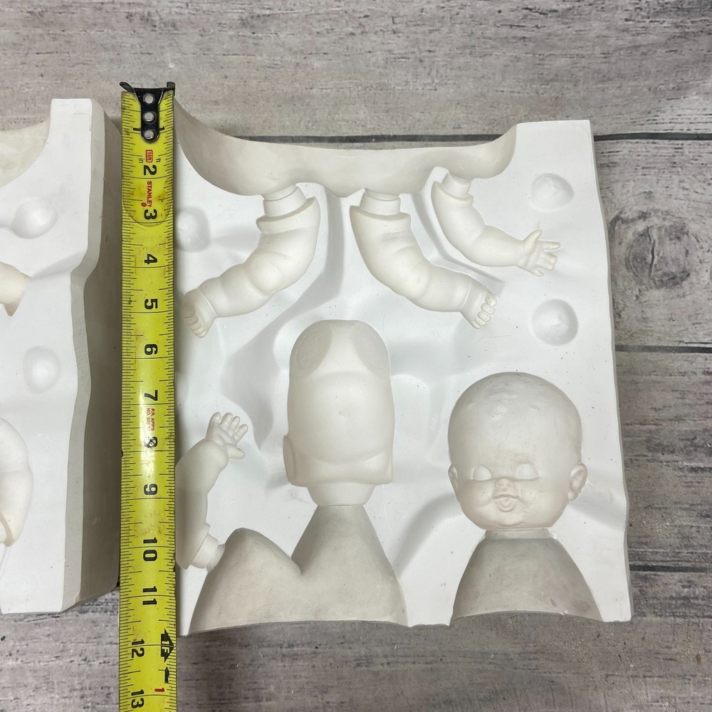 Unbranded Ceramic Casting Mold Baby Doll - Rufus #3064