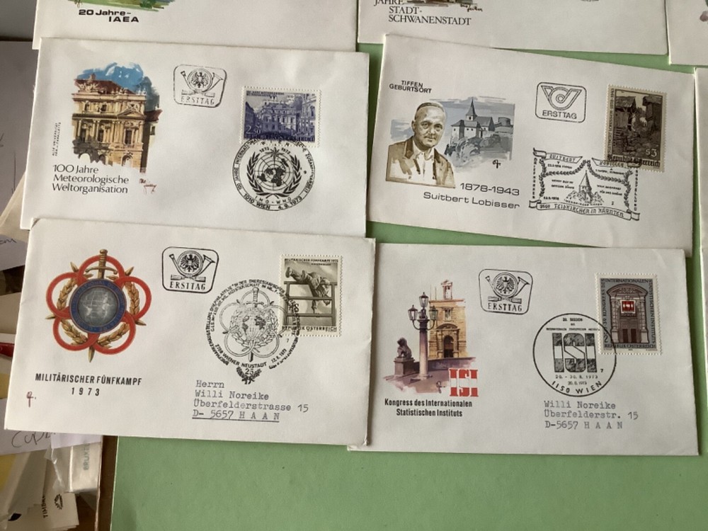 Austria postal covers 16 items Ref A2262=