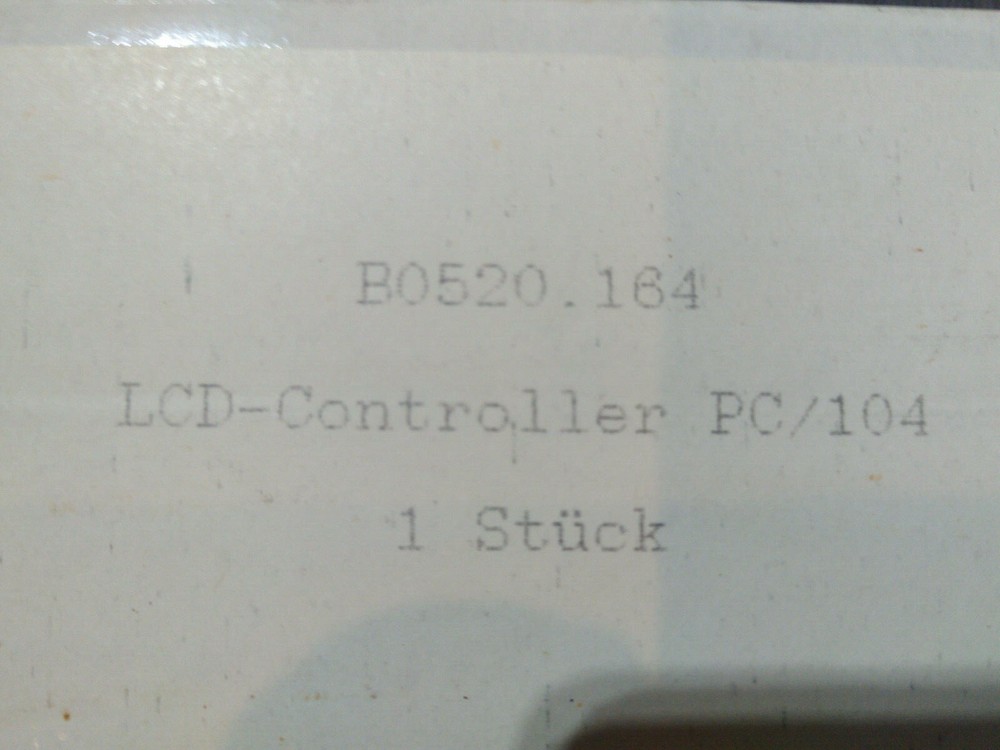 SICK MCS 100E CD HW PD LCD DISPLAY Board BW PC/104