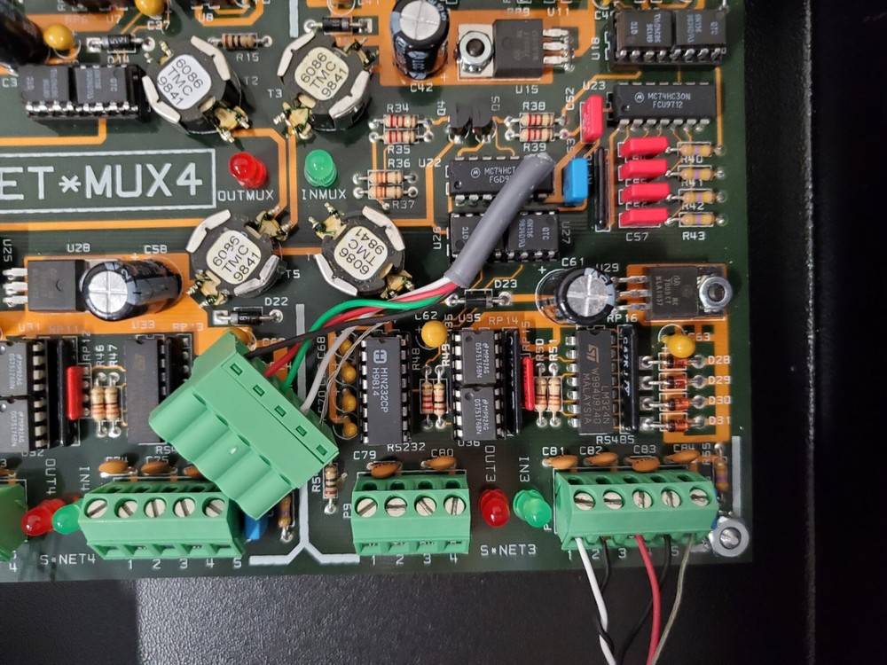 New NET MUX4 Hirsch Electronics Network Multiplexor