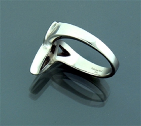 Stainless Steel Trinity Knot Ring Med
