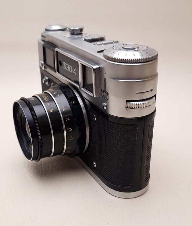 FED-4 Soviet Olympic Camera + Lens FED Industar-61 L/D