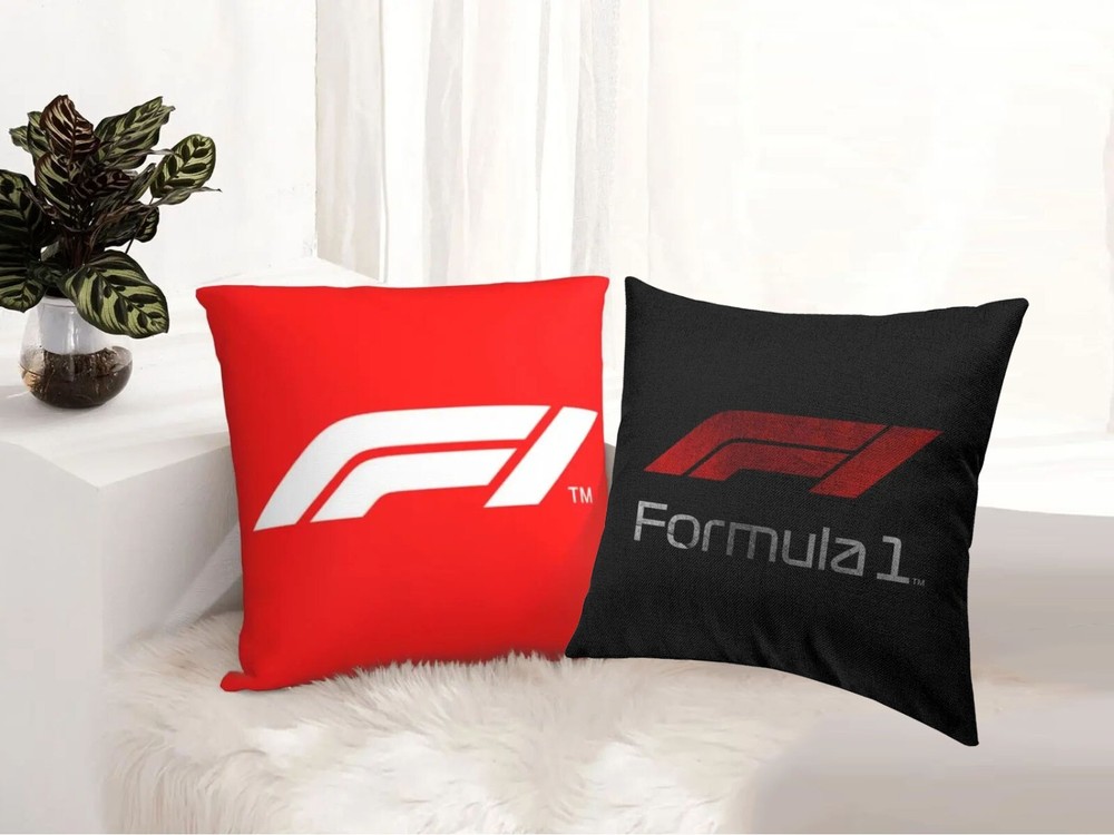 F1 Logo Square Pillowcase Cushion Cover Comfort Pillow Case Polyester Throw