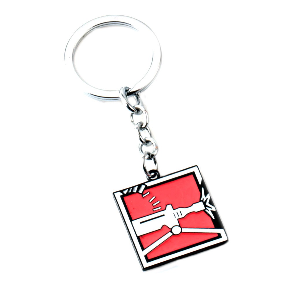 Tom Clancy Rainbow Six Metal Keychain Key Ring Pendant