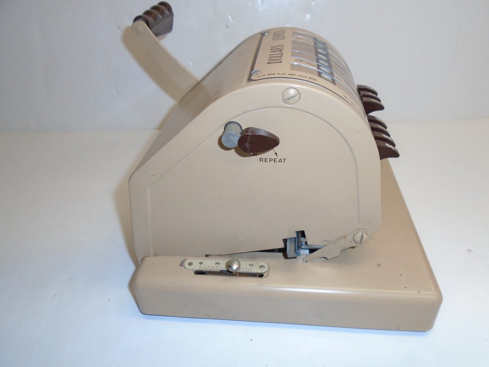 Vintage PAYMASTER CHECK PRINTER - Series X-550 - IT WORKS!